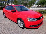 2011 Tornado Red Volkswagen Jetta SEL Sedan #92304540