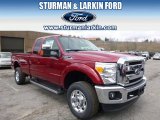 2014 Ruby Red Metallic Ford F350 Super Duty Lariat SuperCab 4x4 #92304436