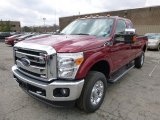 2014 Ford F350 Super Duty Lariat SuperCab 4x4 Front 3/4 View