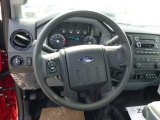 2014 Ford F250 Super Duty XL Regular Cab 4x4 Utility Truck Steering Wheel