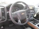 2014 Chevrolet Silverado 1500 LTZ Double Cab 4x4 Steering Wheel