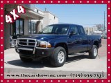 2004 Patriot Blue Pearl Dodge Dakota SXT Club Cab 4x4 #92388618