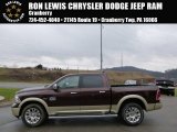 2014 Western Brown Ram 1500 Laramie Longhorn Crew Cab 4x4 #92433677