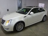 2010 White Diamond Tricoat Cadillac CTS 4 3.6 AWD Sport Wagon #92433988