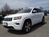 2014 Bright White Jeep Grand Cherokee Overland 4x4 #92433528