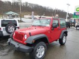 2014 Flame Red Jeep Wrangler Sport 4x4 #92433892