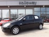 2010 Ebony Black Hyundai Accent GS 3 Door #92433864