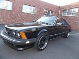 1986 Black BMW 6 Series 635CSi #92497862