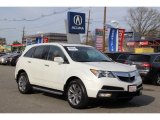 2011 Aspen White Pearl Acura MDX Advance #92497658