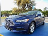 2013 Deep Impact Blue Metallic Ford Fusion SE #92522089