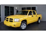 2006 Solar Yellow Dodge Dakota SLT Sport Quad Cab #9232717