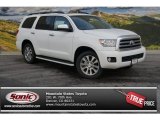 2014 Super White Toyota Sequoia Limited 4x4 #92550776