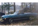 1971 Medium Blue Metallic Ford Torino GT Convertible #92591235