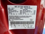2015 F250 Super Duty Color Code for Ruby Red - Color Code: RR
