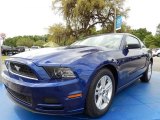 2014 Deep Impact Blue Ford Mustang V6 Premium Coupe #92590600