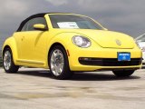 2014 Yellow Rush Volkswagen Beetle 2.5L Convertible #92591138
