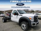 2015 Oxford White Ford F450 Super Duty XL Regular Cab 4x4 Chassis #92652103