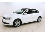 Candy White Volkswagen Jetta in 2011