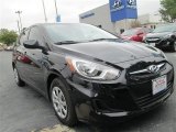 Ultra Black Hyundai Accent in 2014