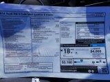 2014 Audi RS 5 Cabriolet quattro Window Sticker