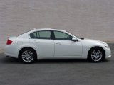 Moonlight White Infiniti G in 2012