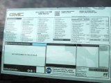 2015 GMC Sierra 3500HD SLE Crew Cab 4x4 Dual Rear Wheel Window Sticker