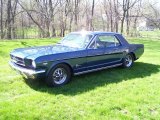 Guardsman Blue Ford Mustang in 1964