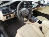 2014 Audi A7 3.0 TDI quattro Prestige Velvet Beige Interior