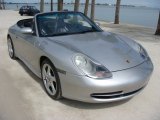 2001 Arctic Silver Metallic Porsche 911 Carrera 4 Cabriolet #92746883
