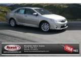 2014 Champagne Mica Toyota Camry Hybrid XLE #92789125