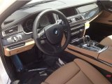 2014 BMW 7 Series 740Li Sedan Light Saddle Interior