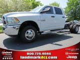 2014 Bright White Ram 3500 Tradesman Crew Cab 4x4 Dually Chassis #92832539