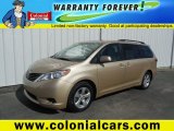 2013 Sandy Beach Metallic Toyota Sienna LE #92832949