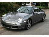 Atlas Grey Metallic Porsche 911 in 2007