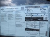 2014 Nissan Rogue Select S Window Sticker