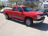 2003 Victory Red Chevrolet Silverado 1500 LS Extended Cab 4x4 #92876501