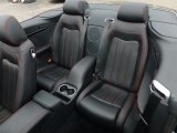 2010 Maserati GranTurismo Convertible GranCabrio Rear Seat