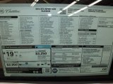 2014 Cadillac XTS Vsport Platinum AWD Window Sticker