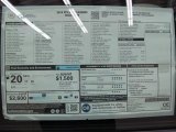 2014 Cadillac XTS Platinum AWD Window Sticker