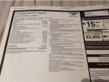 2013 Bentley Continental GT Speed Window Sticker