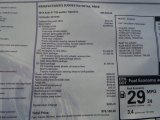2014 Audi A7 3.0 TDI quattro Prestige Window Sticker
