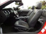 2013 Ford Mustang GT/CS California Special Convertible California Special Charcoal Black/Miko-suede Inserts Interior