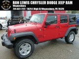 2014 Flame Red Jeep Wrangler Unlimited Sport S 4x4 #93006416