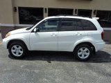 Frosted White Pearl Toyota RAV4 in 2004