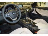 2014 BMW 4 Series 428i Convertible Oyster/Black Interior