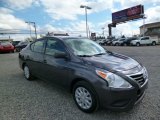 2015 Amethyst Gray Nissan Versa 1.6 S Sedan #93039170