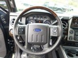 2015 Ford F250 Super Duty Platinum Crew Cab 4x4 Steering Wheel