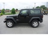 Black Jeep Wrangler in 2013