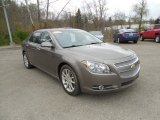 Mocha Steel Metallic Chevrolet Malibu in 2011