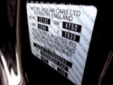 2004 XJ Color Code for Ebony Black - Color Code: PEC